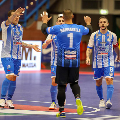 Calcio a 5, Serie A: A&S da urlo, crolla Pesaro. Il covid frena il Real