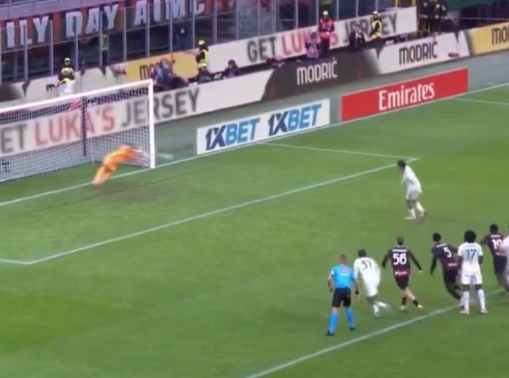 Milan-Roma (Foto da Twitter) - Pmgsport.it