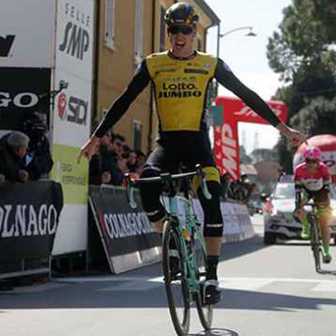 Ciclismo, Coppi&Bartali: comanda l’olandese Eenkhoorn. Il team SKY domina la crono a squadre